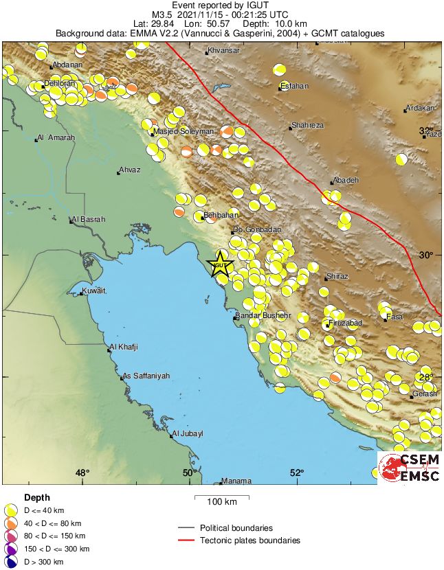 Regional moment Tensor