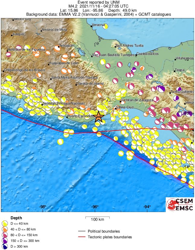 Regional moment Tensor
