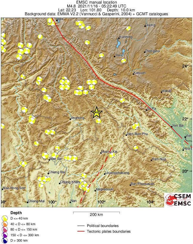 Regional moment Tensor