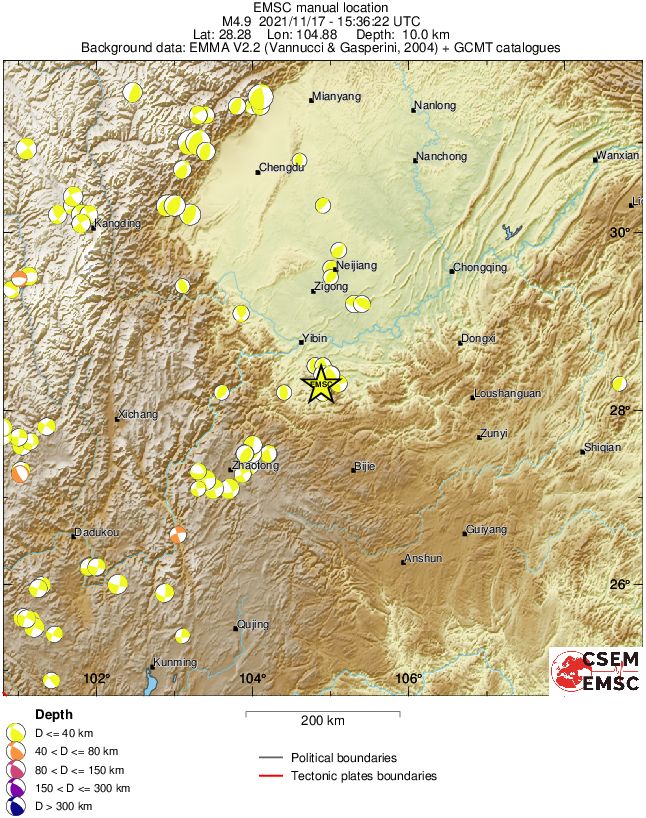 Regional moment Tensor