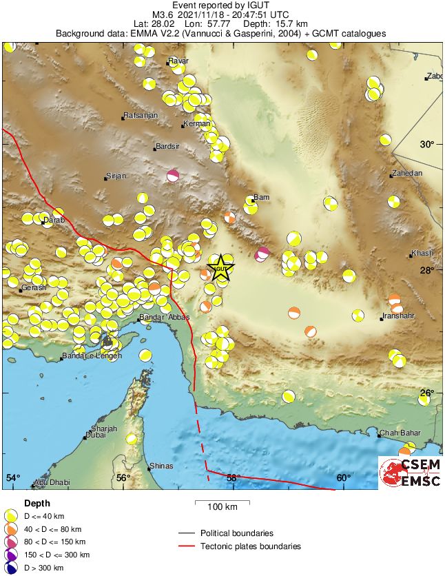 Regional moment Tensor