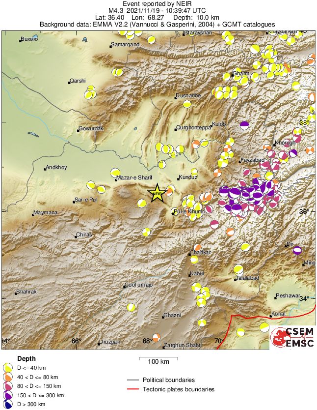 Regional moment Tensor