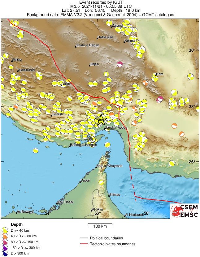Regional moment Tensor