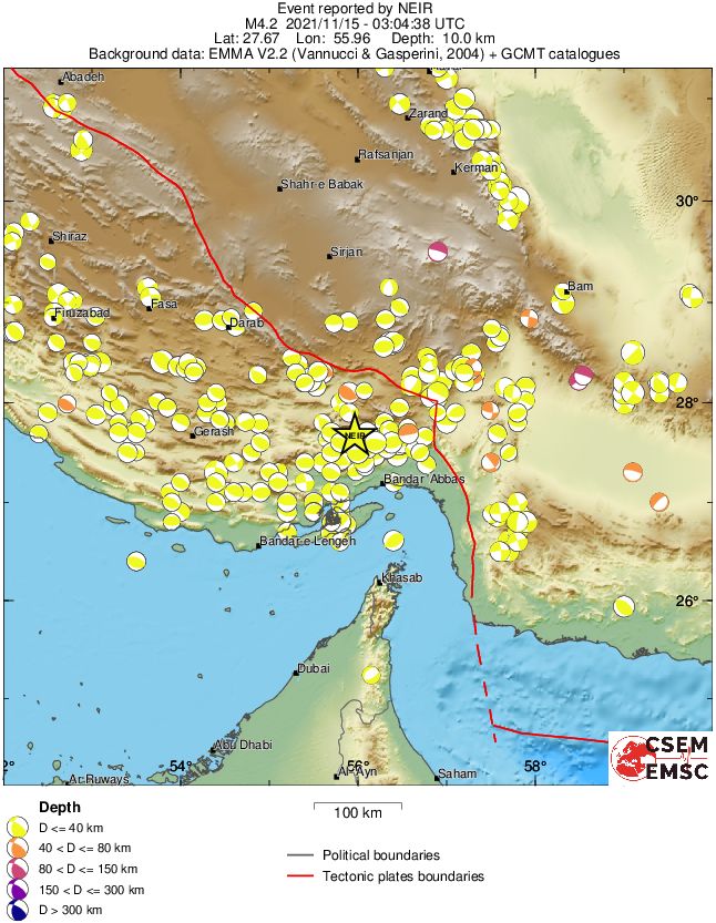 Regional moment Tensor