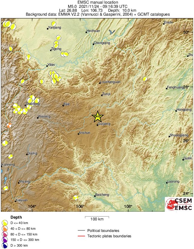 Regional moment Tensor