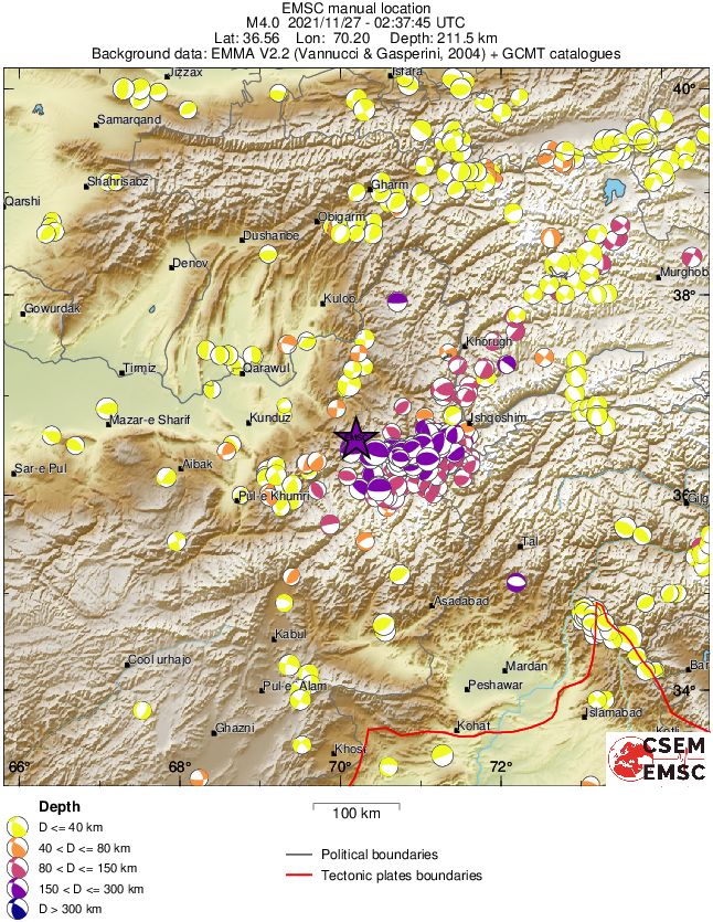 Regional moment Tensor
