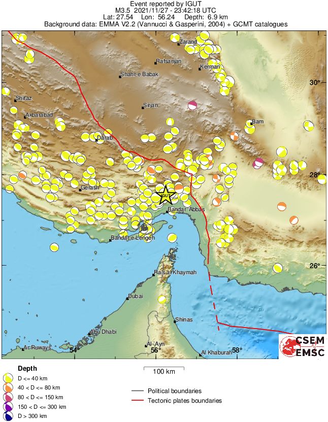 Regional moment Tensor