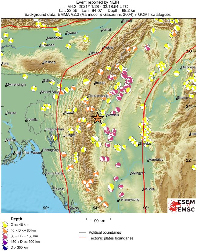 Regional moment Tensor