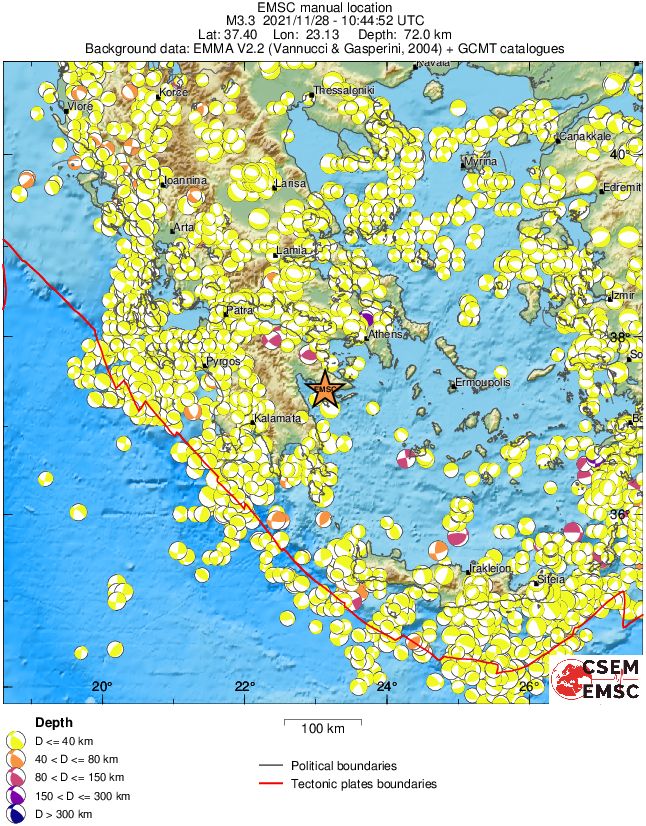 Regional moment Tensor