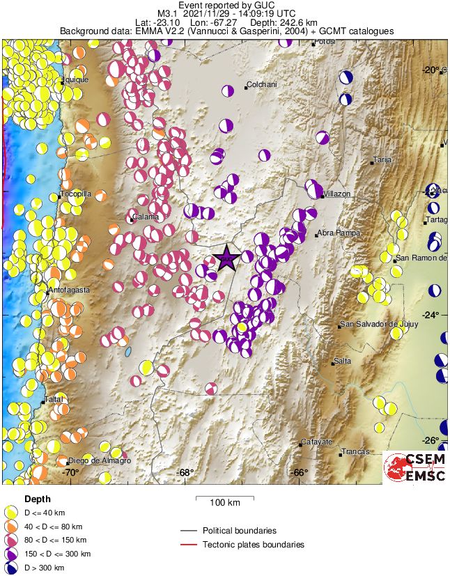 Regional moment Tensor