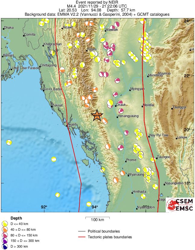 Regional moment Tensor