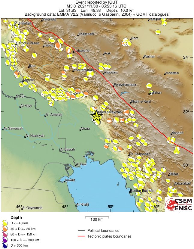 Regional moment Tensor