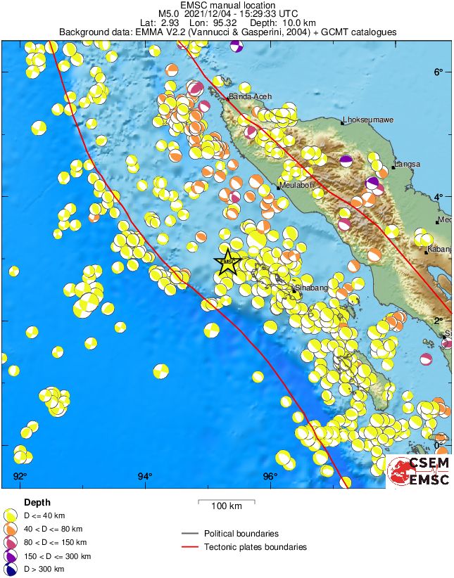 Regional moment Tensor