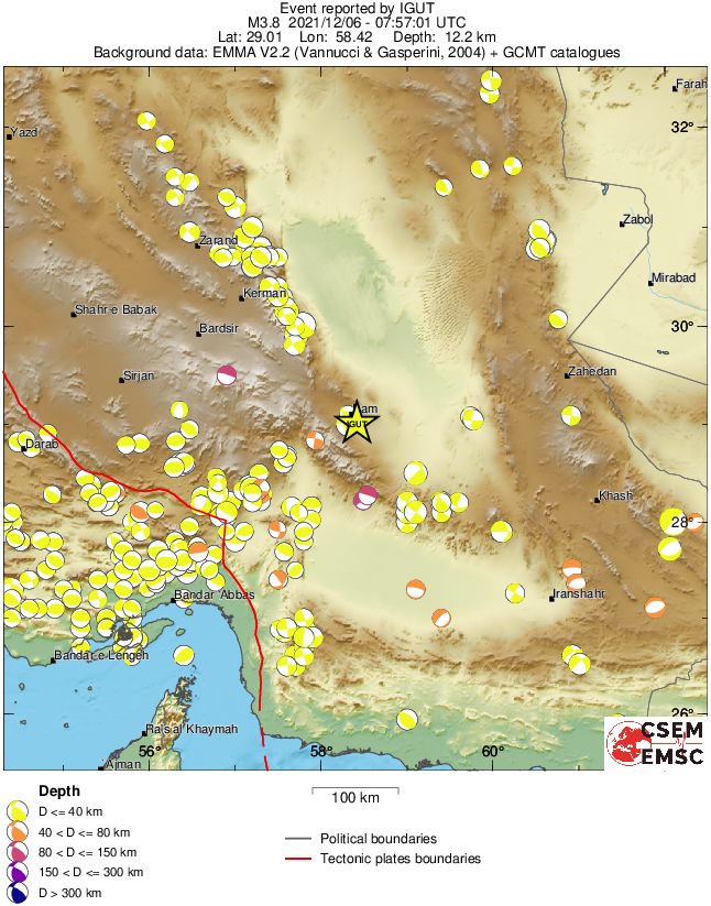 Regional moment Tensor