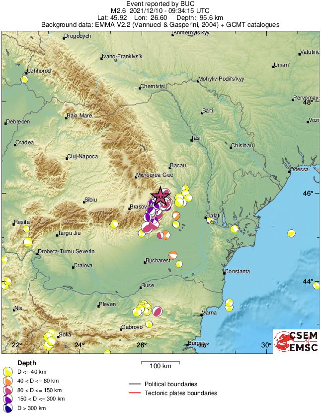 Regional moment Tensor