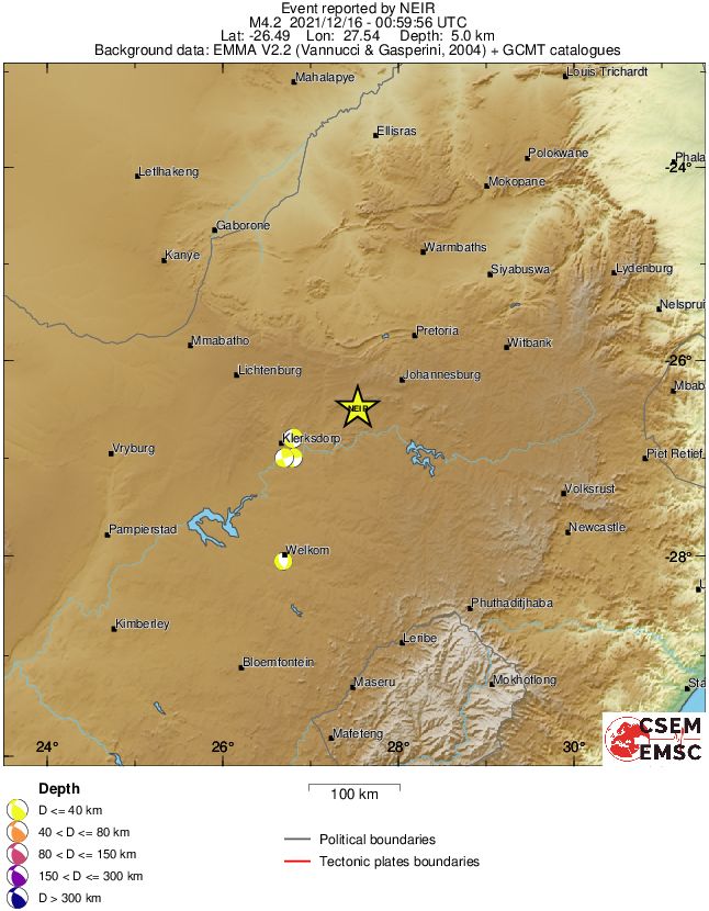 Regional moment Tensor