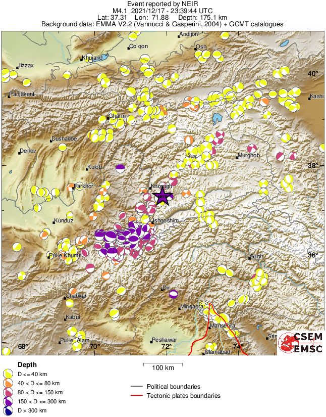 Regional moment Tensor