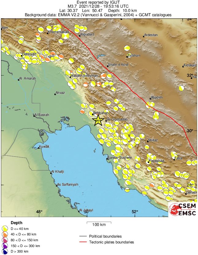 Regional moment Tensor