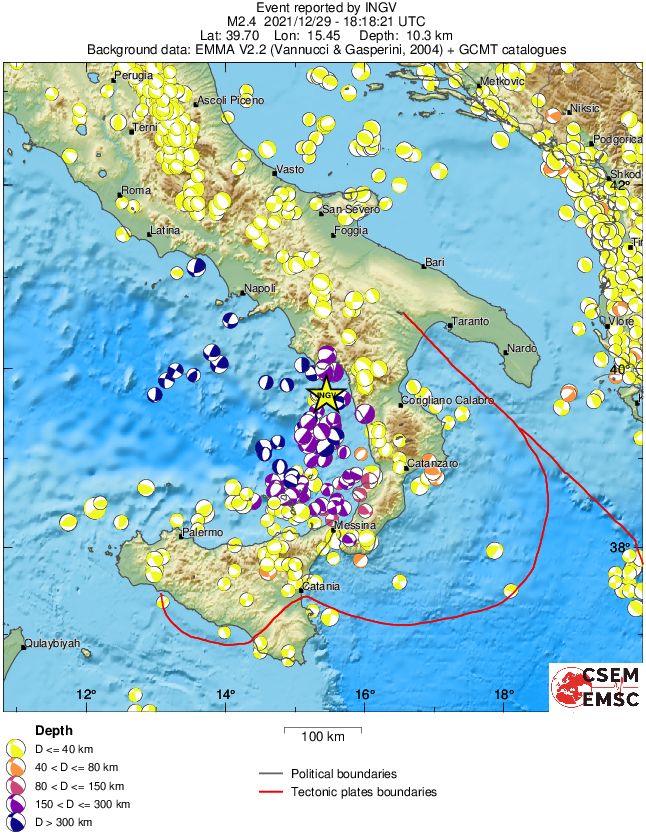 Regional moment Tensor