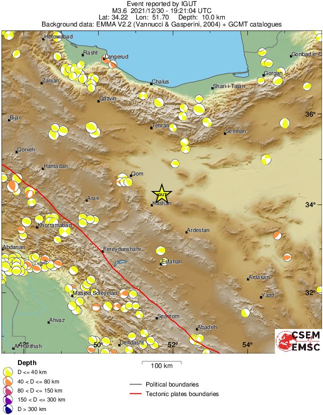 Regional moment Tensor
