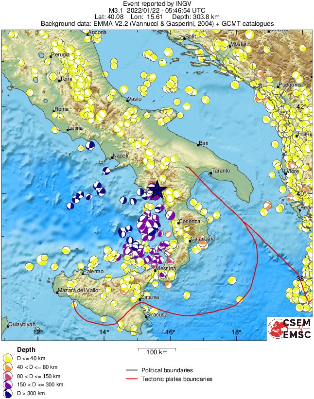 Regional moment Tensor