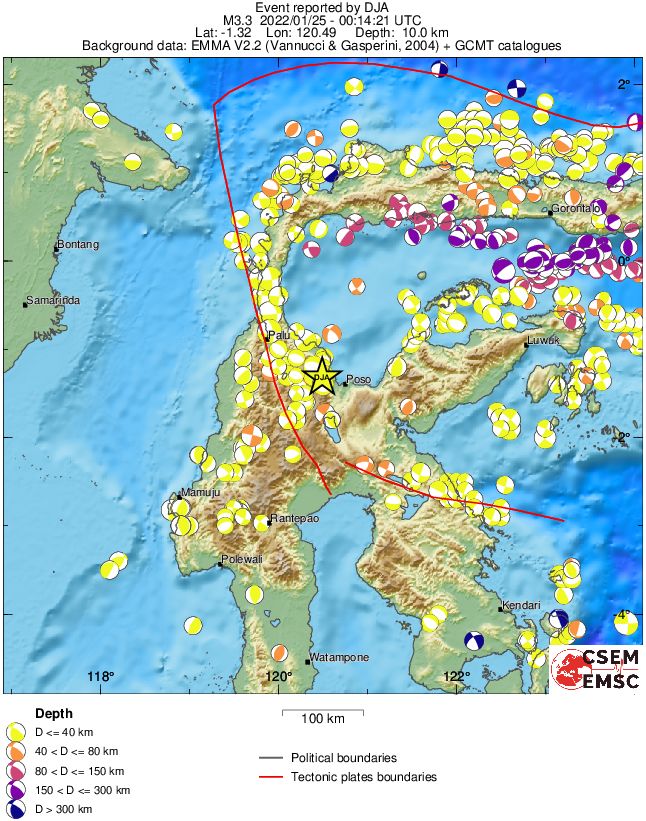 Regional moment Tensor