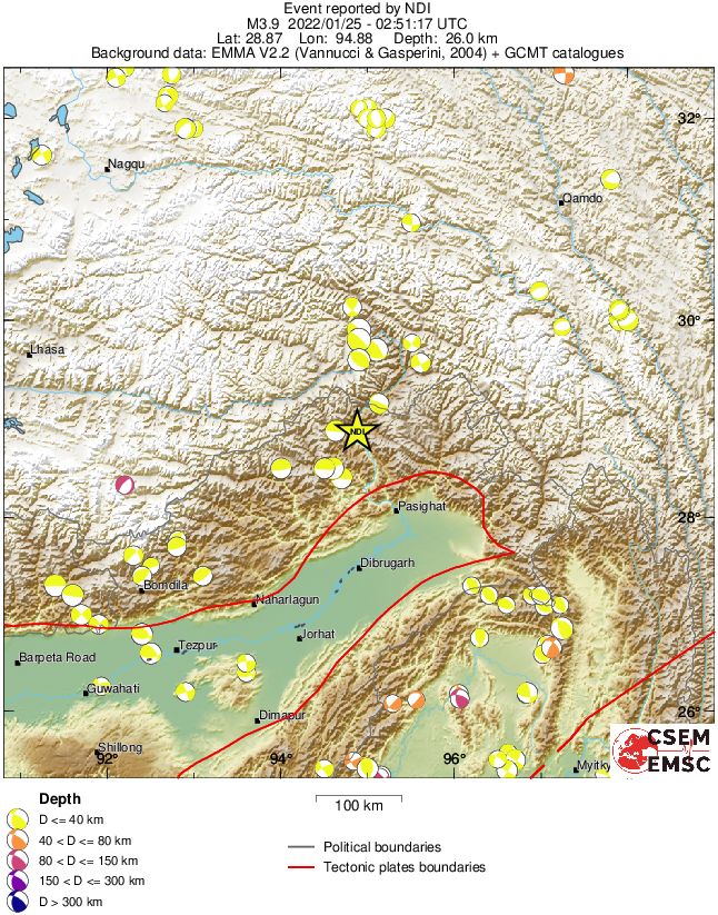 Regional moment Tensor