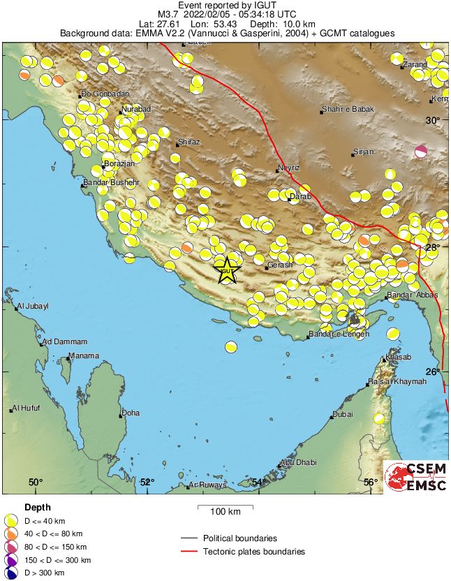 Regional moment Tensor