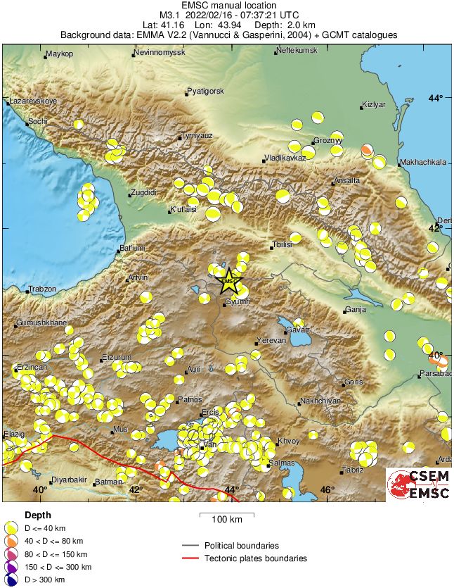 Regional moment Tensor