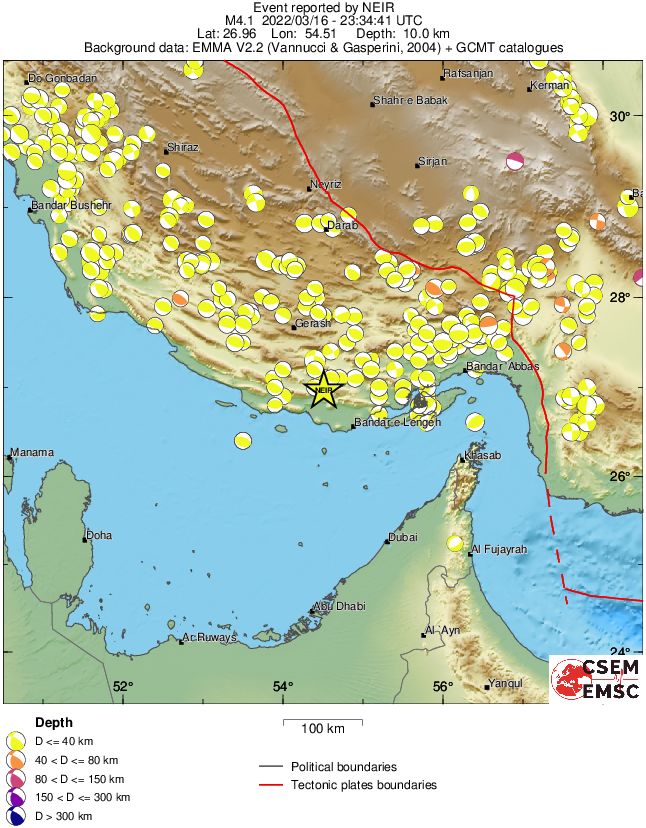 Regional moment Tensor