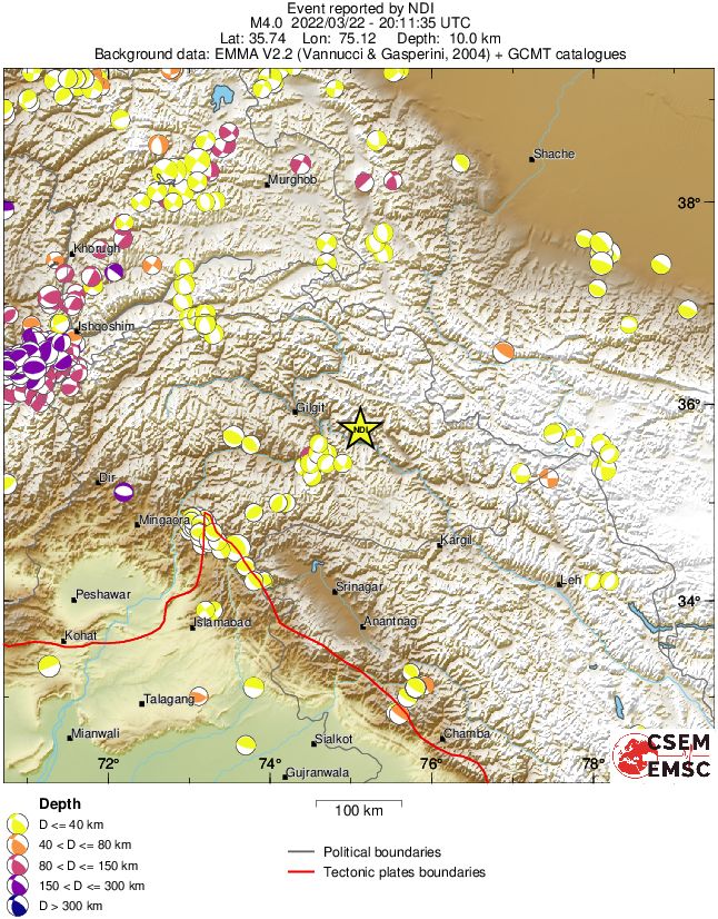 Regional moment Tensor