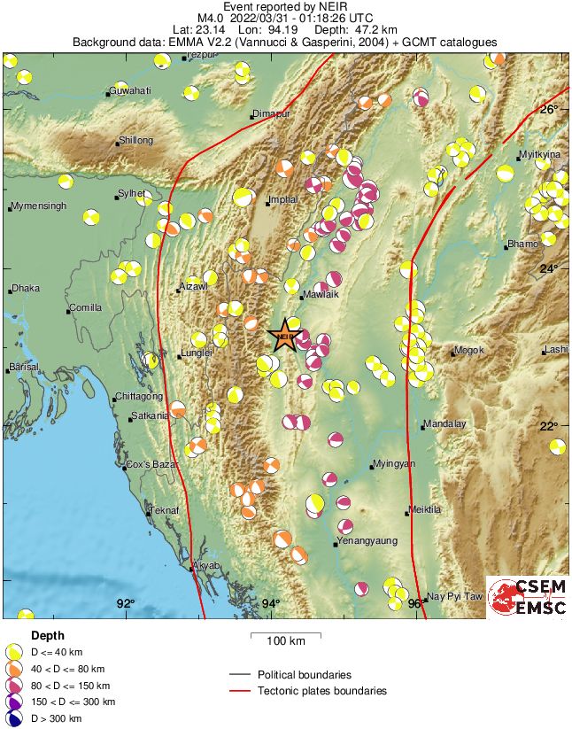 Regional moment Tensor