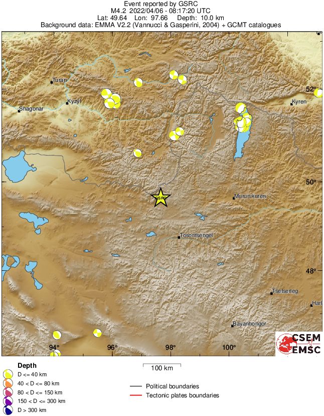 Regional moment Tensor