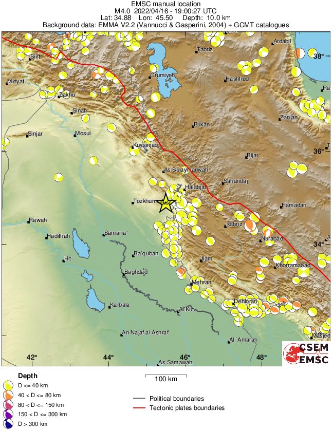 Regional moment Tensor
