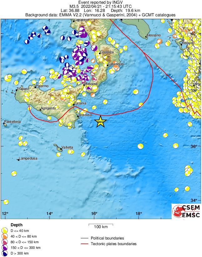 Regional moment Tensor