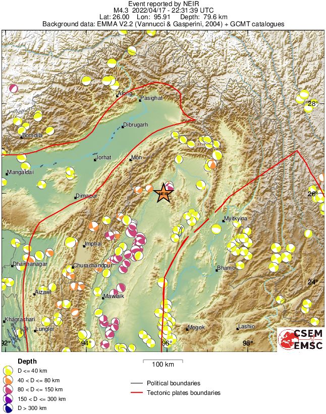 Regional moment Tensor