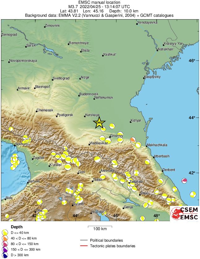 Regional moment Tensor