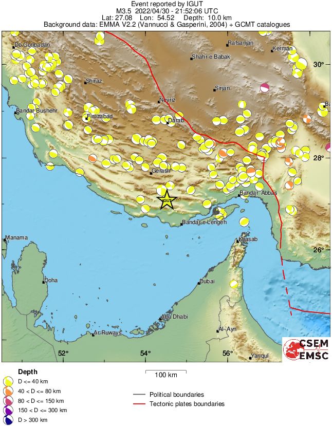 Regional moment Tensor