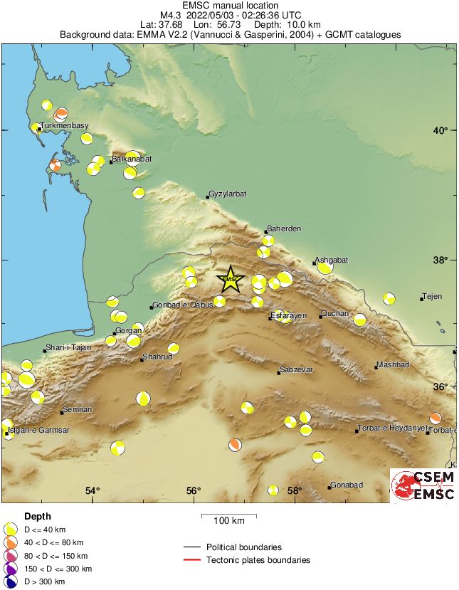 Regional moment Tensor