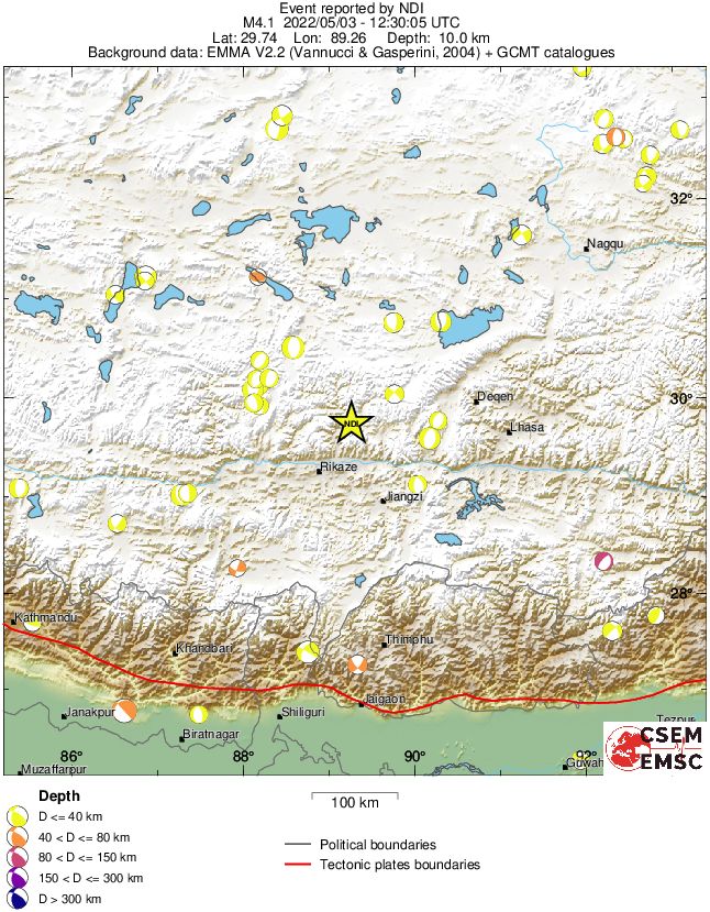 Regional moment Tensor