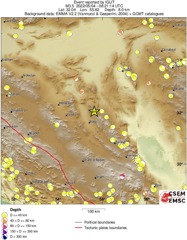 Regional moment Tensor