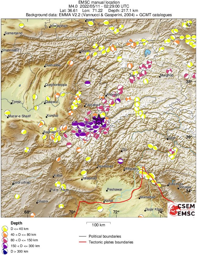 Regional moment Tensor