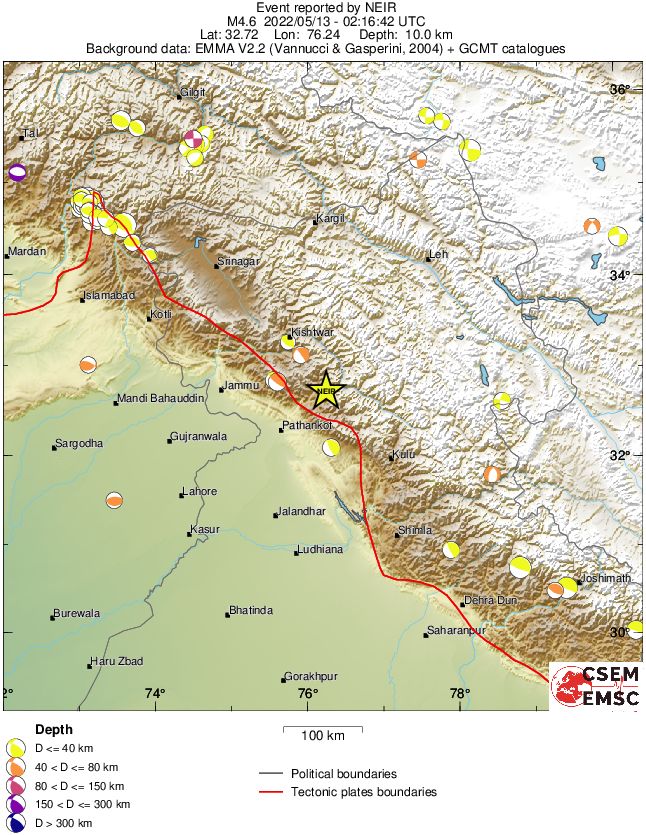 Regional moment Tensor
