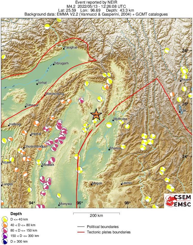 Regional moment Tensor