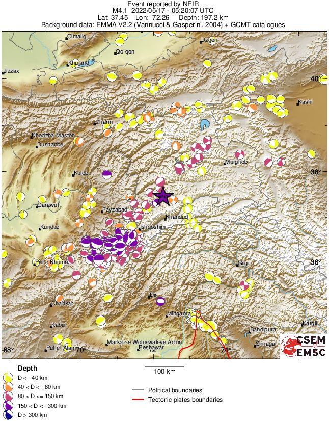 Regional moment Tensor