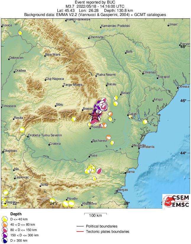 Regional moment Tensor