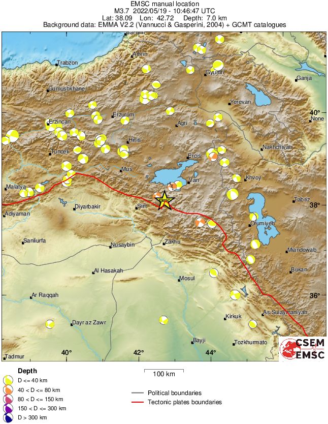 Regional moment Tensor
