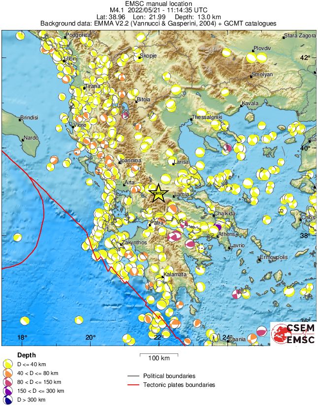 Regional moment Tensor