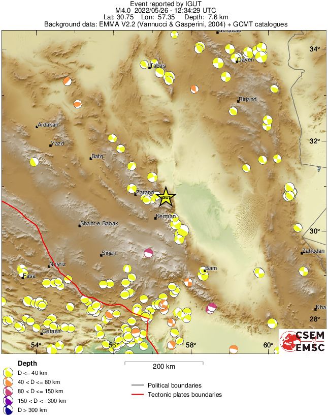 Regional moment Tensor