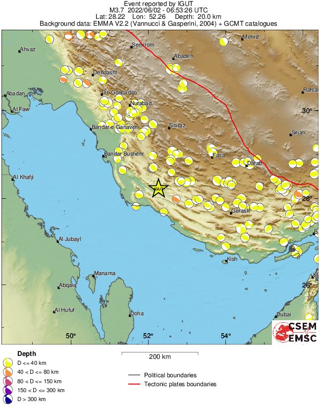 Regional moment Tensor